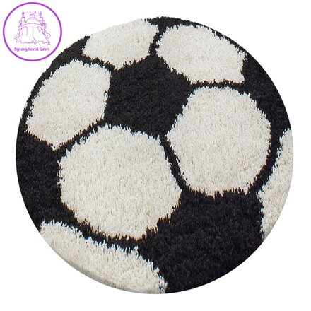 Dětský kusový koberec Fun 6001 black