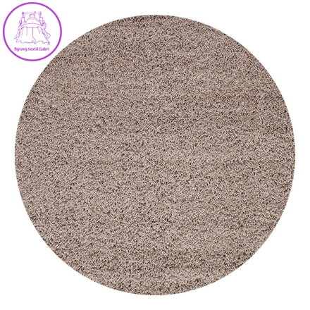 Kusový koberec Dream Shaggy 4000 beige kruh