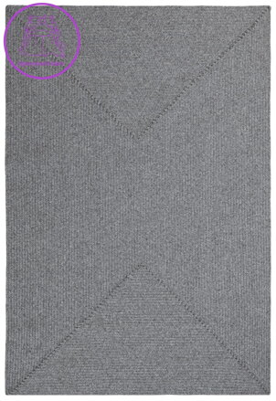 Kusový koberec Braided 105551 Light Grey – na ven i na doma