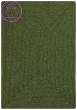 Kusový koberec Braided 105554 Green – na ven i na doma