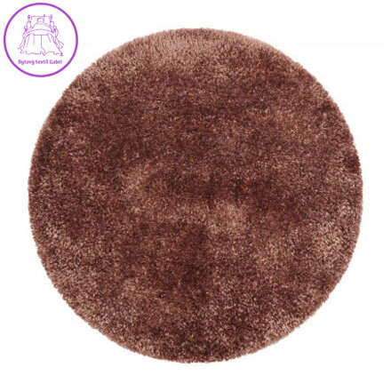 Kusový koberec Brilliant Shaggy 4200 Copper kruh