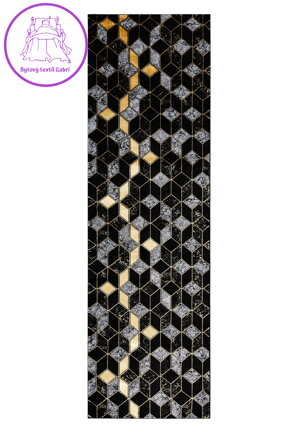 Běhoun Gloss 400B 86 3D geometric black/gold