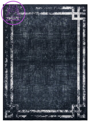 Kusový koberec ANDRE Frame 1486