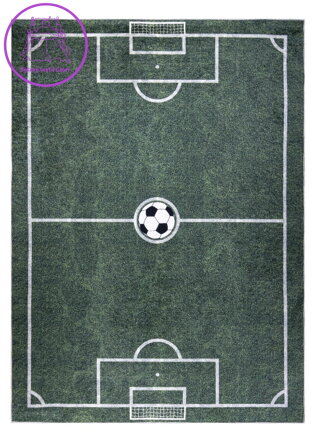 Dětský kusový koberec Bambino 2138 Football green