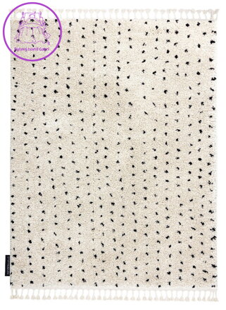 Kusový koberec Berber Syla B752 dots cream