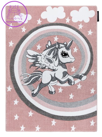 Dětský kusový koberec Petit Pony pink