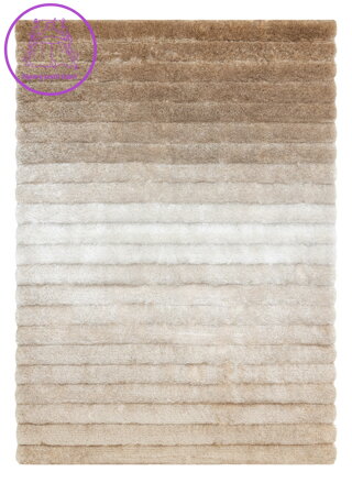 Kusový koberec Flim 007-B2 Stripes beige