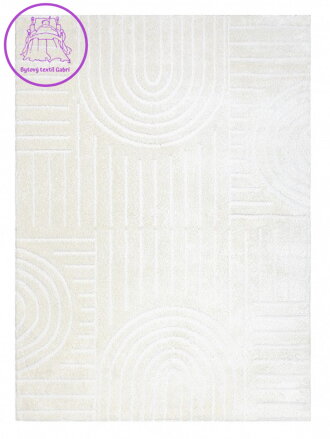 Kusový koberec Mode 8586 geometric cream