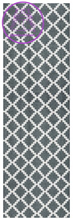 Protiskluzový běhoun Home Grey Anthracite 103157