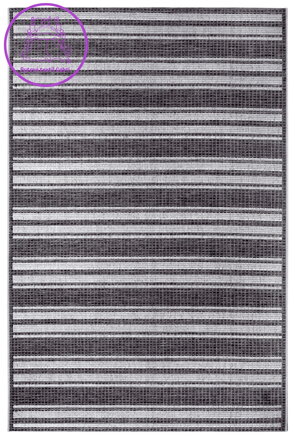 Kusový koberec Clyde 105909 Temu Grey Beige – na ven i na doma