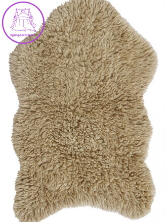 Vlněný koberec Woolly - Sheep Beige