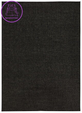Kusový koberec Twin-Wendeteppiche 103096 black cream – na ven i na doma