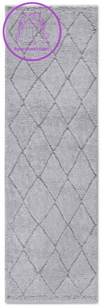 Běhoun Gallery 106082 Light Grey z kolekce Elle