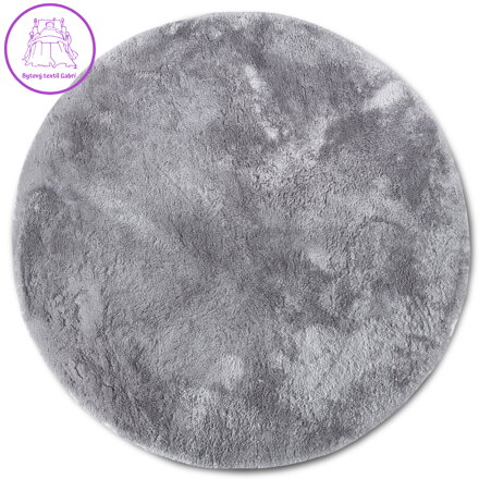 Kusový koberec Cosy 106110 Silver kruh z kolekce Elle