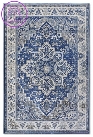 Kusový koberec Villeroy & Boch 106123 Blue, Cream