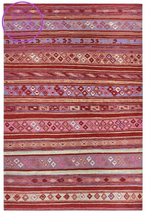 Kusový koberec Gobelin 105871 Red Multicolored