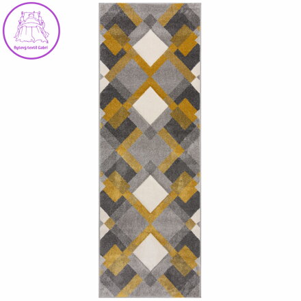Běhoun Hand Carved Nimbus Grey/Ochre