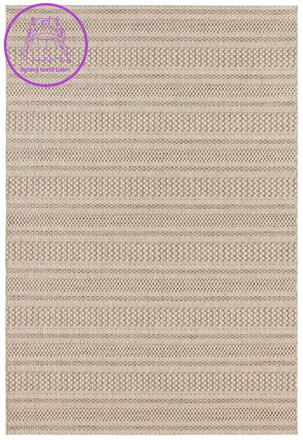 Kusový koberec Brave 103612 Natural Brown z kolekce Elle – na ven i na doma