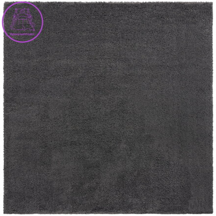 Kusový koberec Shaggy Teddy Charcoal čtverec
