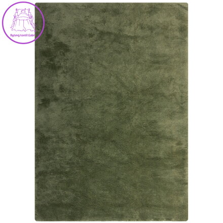 Kusový koberec Faroe Faux Fur Green