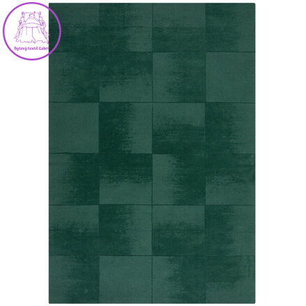 Kusový koberec Demi Check Ombre Green