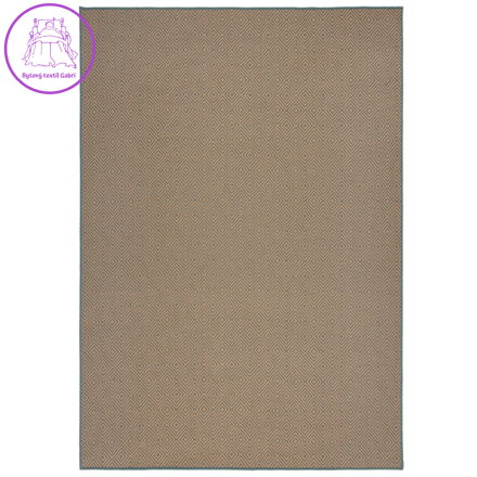 Kusový koberec Geometric Jute Blue