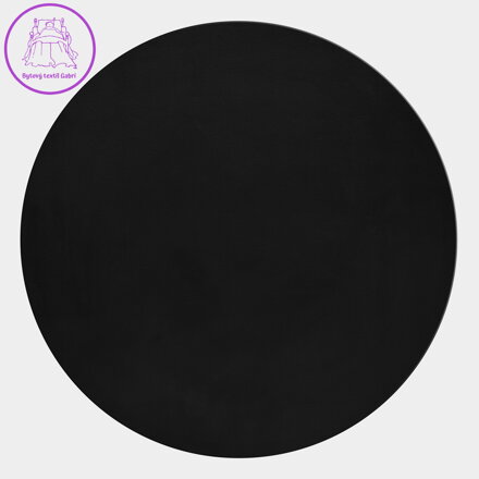 Kusový koberec Pouffy 5100 Black kruh