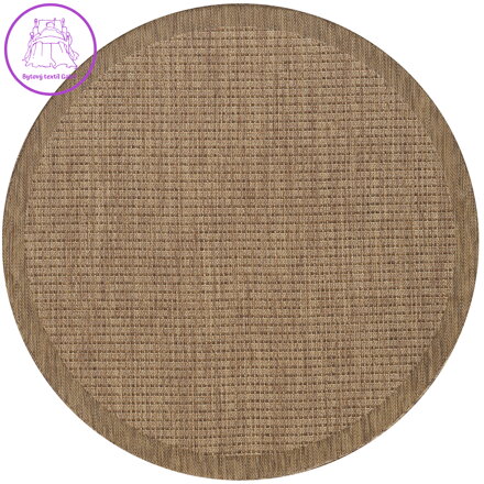 Kusový koberec Giza 1410 Brown kruh