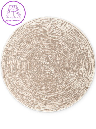 Kusový koberec Gloria Cavallo Creme Beige kruh
