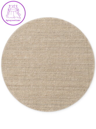 Kusový koberec Jaipur Ivory/White kruh
