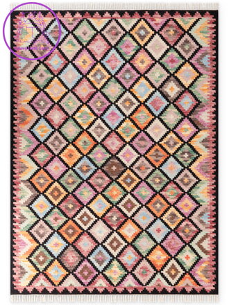 Kusový koberec Kamal Zara 106239 Multicolor