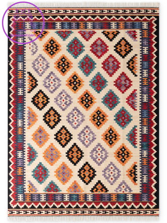 Kusový koberec Kamal Kian 106240 Multicolor