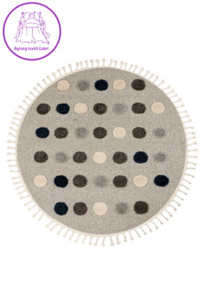 Dětský kusový koberec My Fano 394 Dots kruh