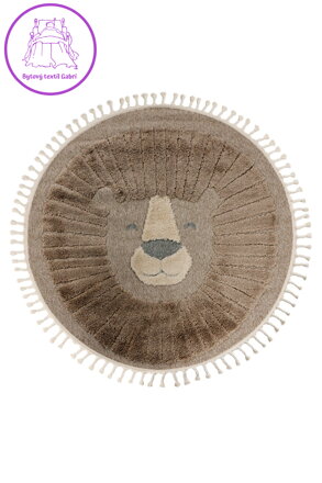 Dětský kusový koberec My Fano 399 Lion kruh