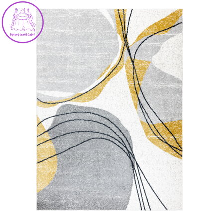 Kusový koberec Fusion 5868 white/yellow