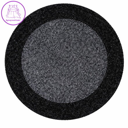 Kusový koberec Life Shaggy 1503 anthracit kruh
