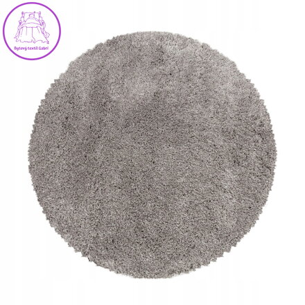 Kusový koberec Fluffy Shaggy 3500 beige kruh