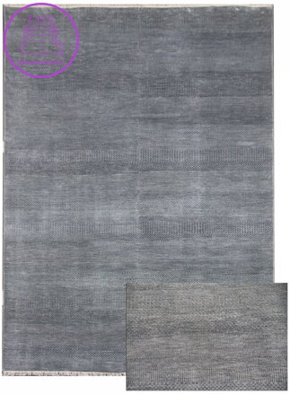 Ručně vázaný kusový koberec Diamond DC-MCN Light grey/blue