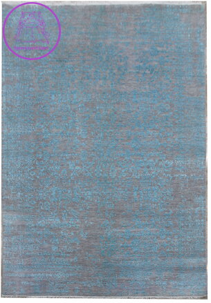 Ručně vázaný kusový koberec Diamond DC-JK 1 Silver/light blue