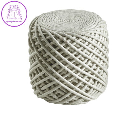 Sedací vak ROYAL POUF POR 888 Ivory