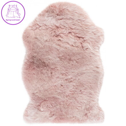 Kusový koberec Samba 495 Powderpink (tvar kožešiny)