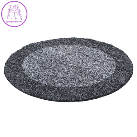 Kusový koberec Life Shaggy 1503 grey kruh