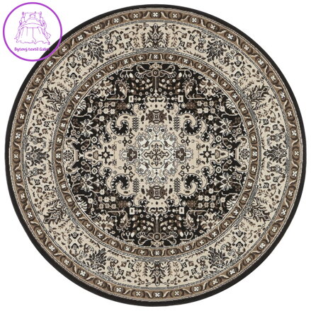 Kruhový koberec Mirkan 104439 Cream/Brown