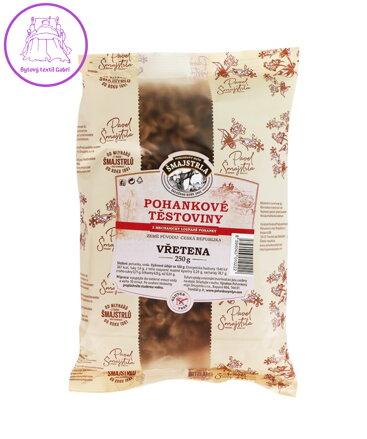 Těstoviny pohankové vřetena 250g Šmajstrla 2850