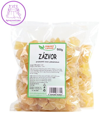 Zázvor proslazený 500g ZP  2278