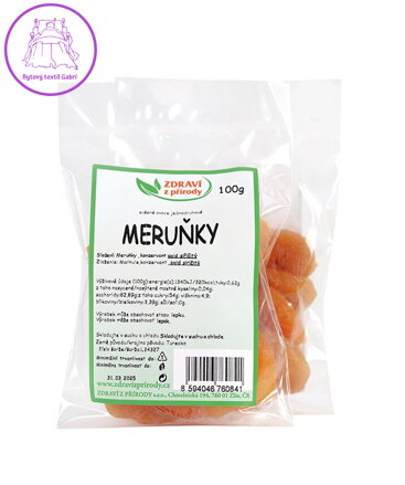 Meruňky 100g ZP 2264