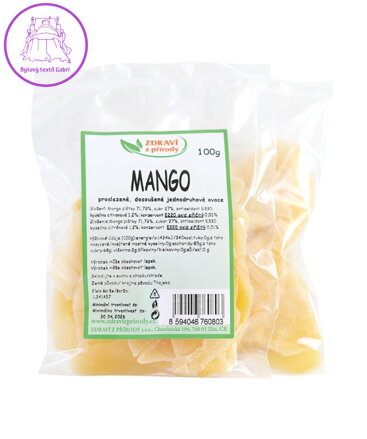 Mango plátky 100g ZP 2263