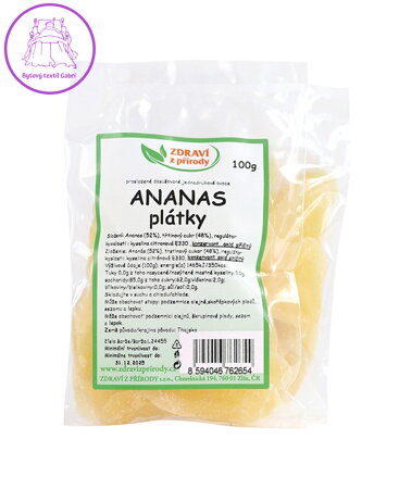 Ananas plátky 100g ZP 2250