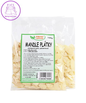 Mandle plátky 100g ZP 2305