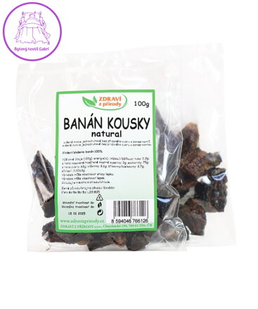 Banán kousky natural 100g ZP 911